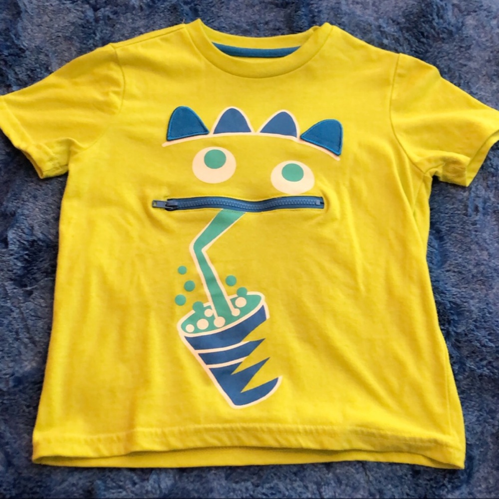 Boys Lime Green Hollywood Brand Shirt Size 4